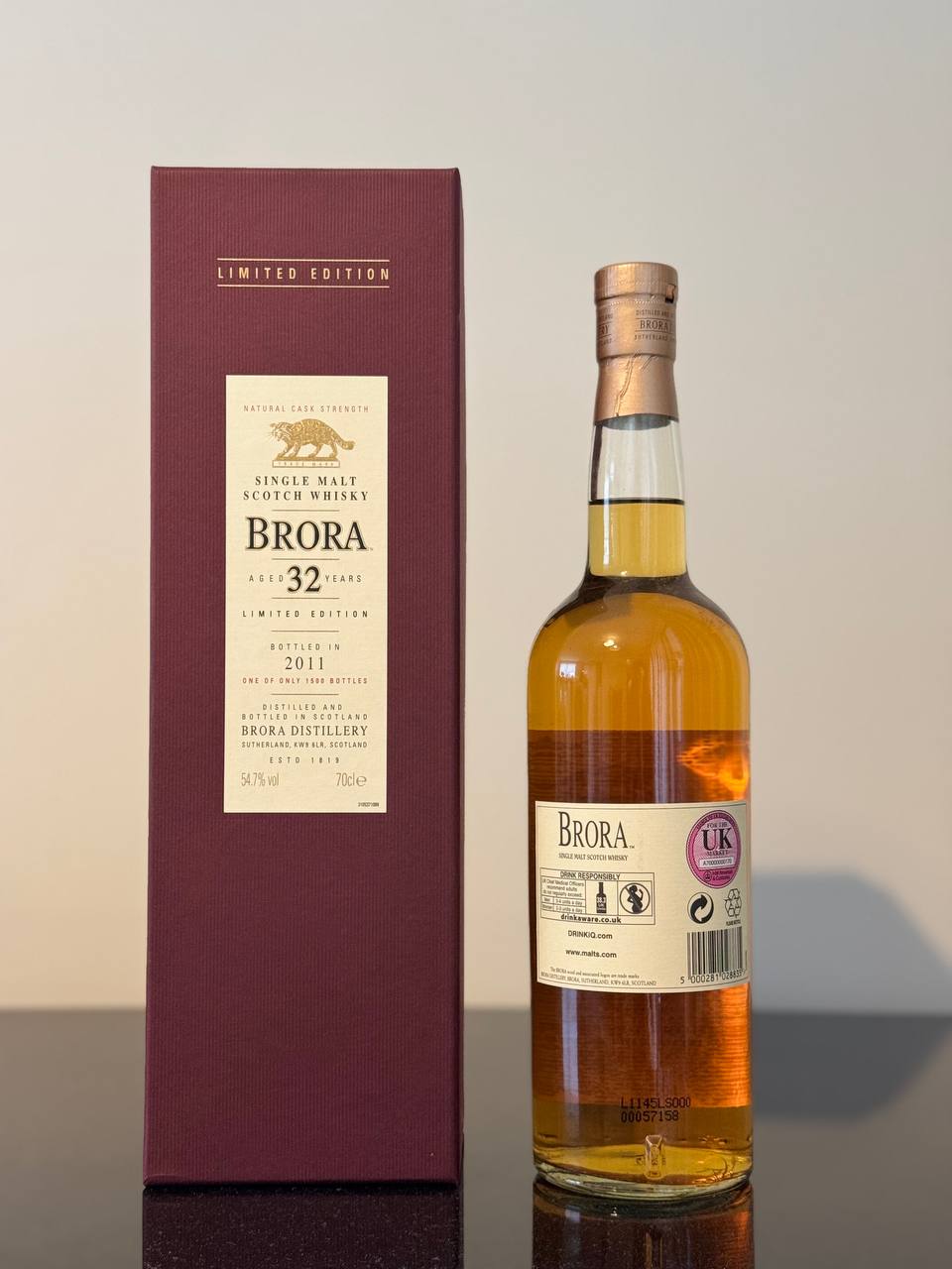 Brora 32 Years Old (2011) - 54.7% ABV - 70cl