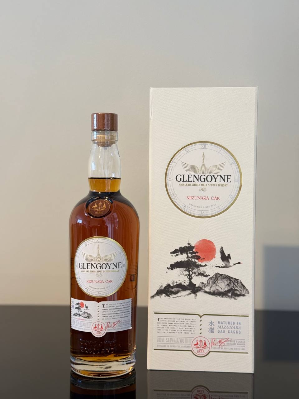 Glengoyne Mizunara Oak Highland Single Malt Whisky - 53.4% ABV