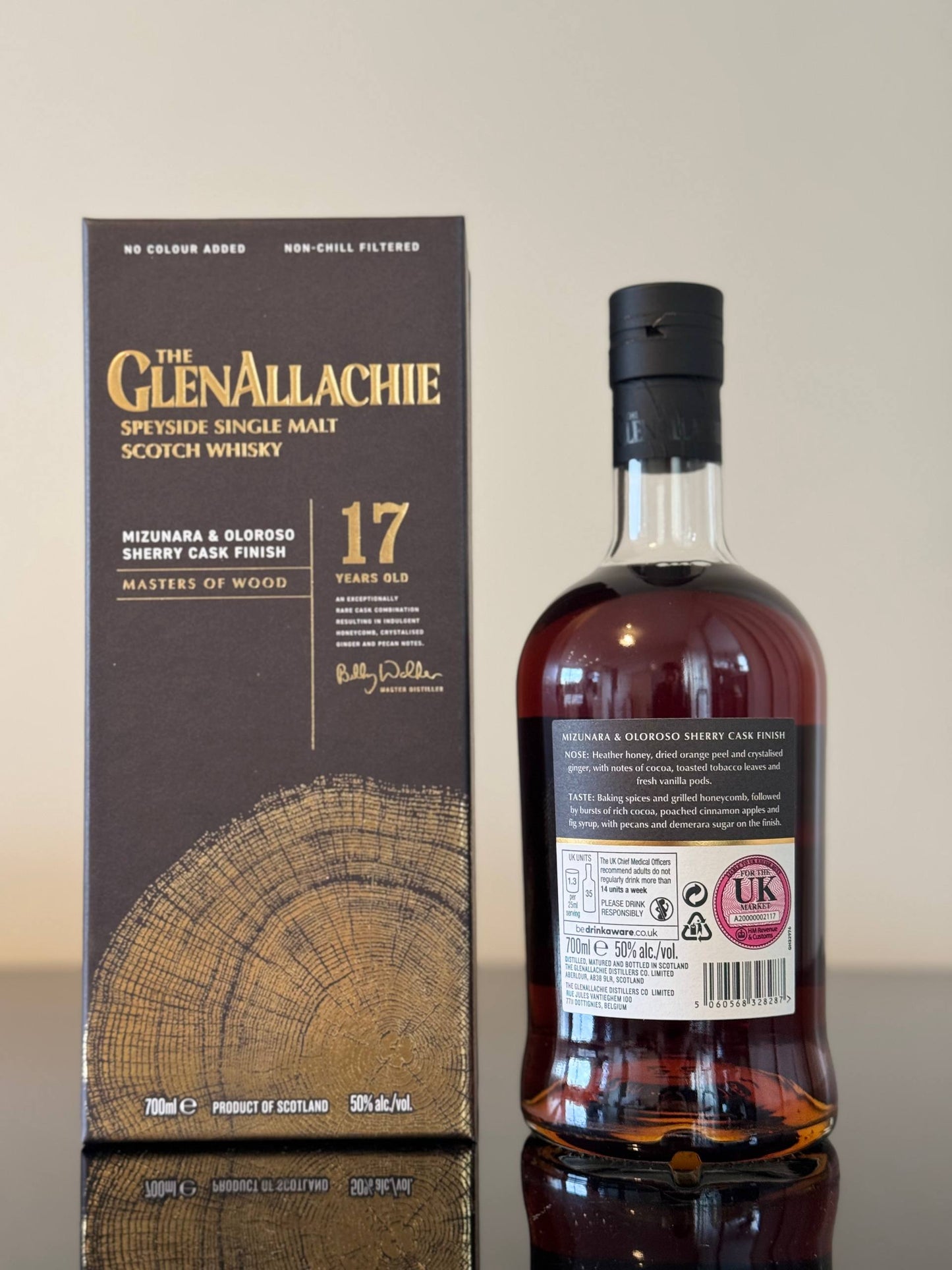 Glenallachie 17 Years Old Mizunara and Oloroso Sherry Cask, 70cl, 50%