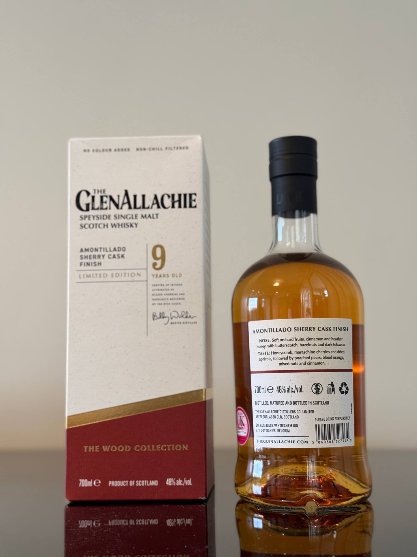 Glenallachie 9 Years Old Fino Sherry Cask, 70cl, 48%