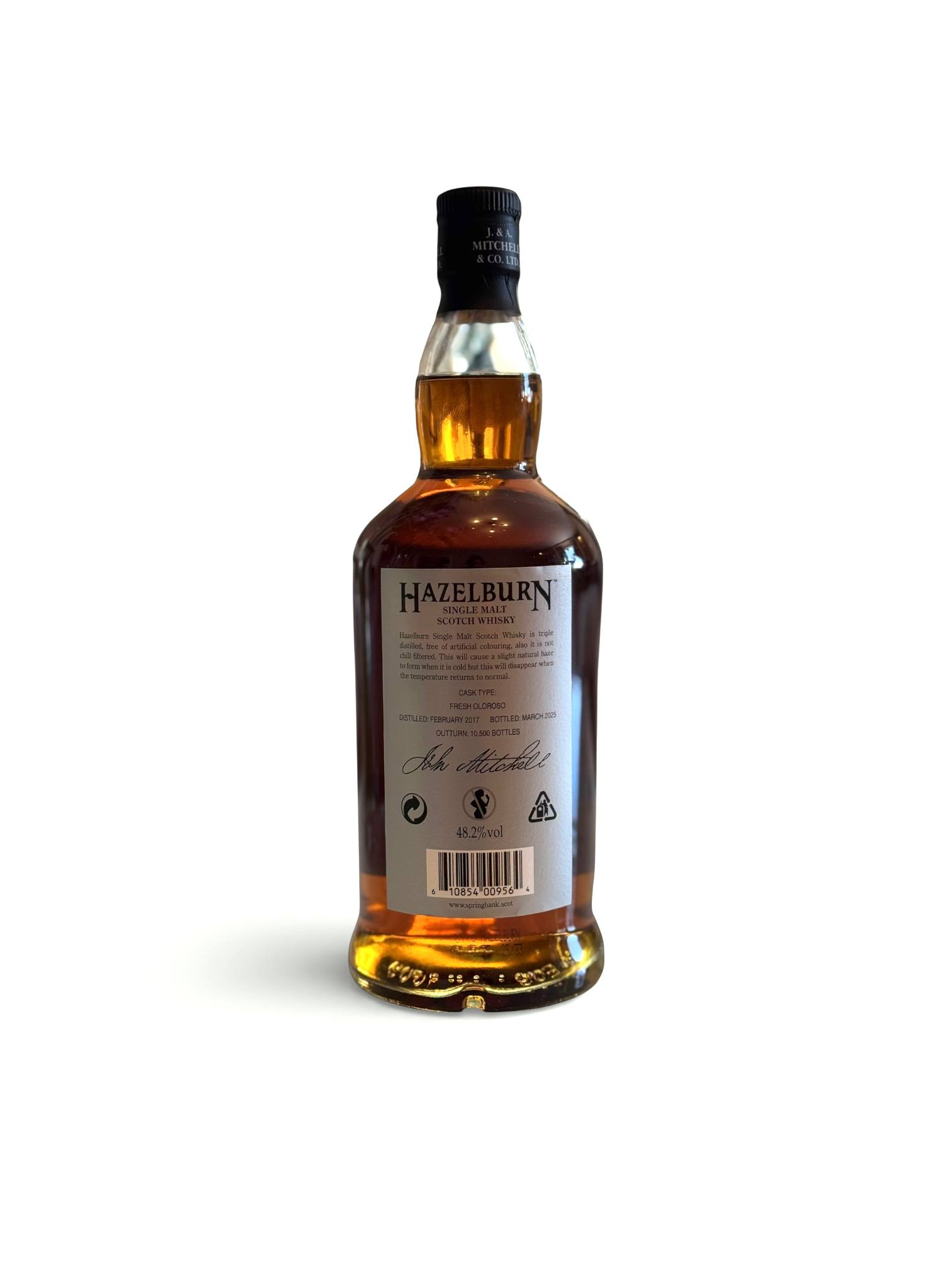 Hazalburn 8yo Sherry Wood - 70cl - 48.2% ABV