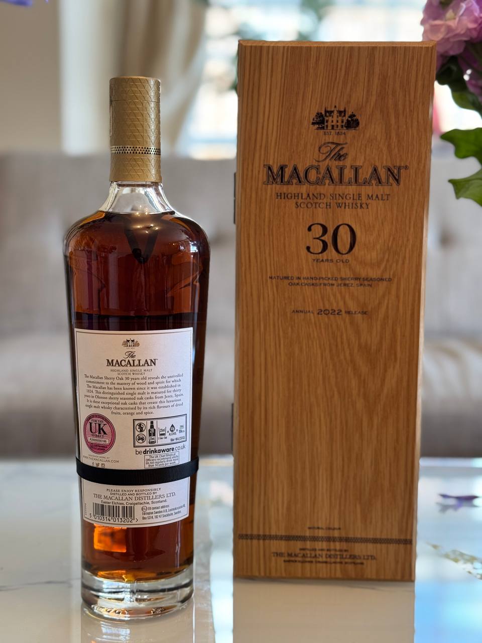 Macallan 30 Year Old Sherry Oak 2022 Release - 70cl - 43% ABV