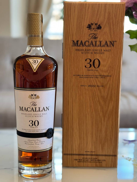 Macallan 30 Year Old Sherry Oak 2022 Release - 70cl - 43% ABV