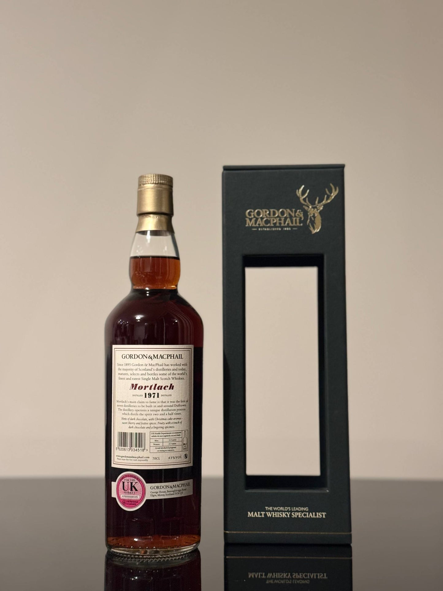Mortlach 1971 Gordon and Macphail - 43% - 70cl