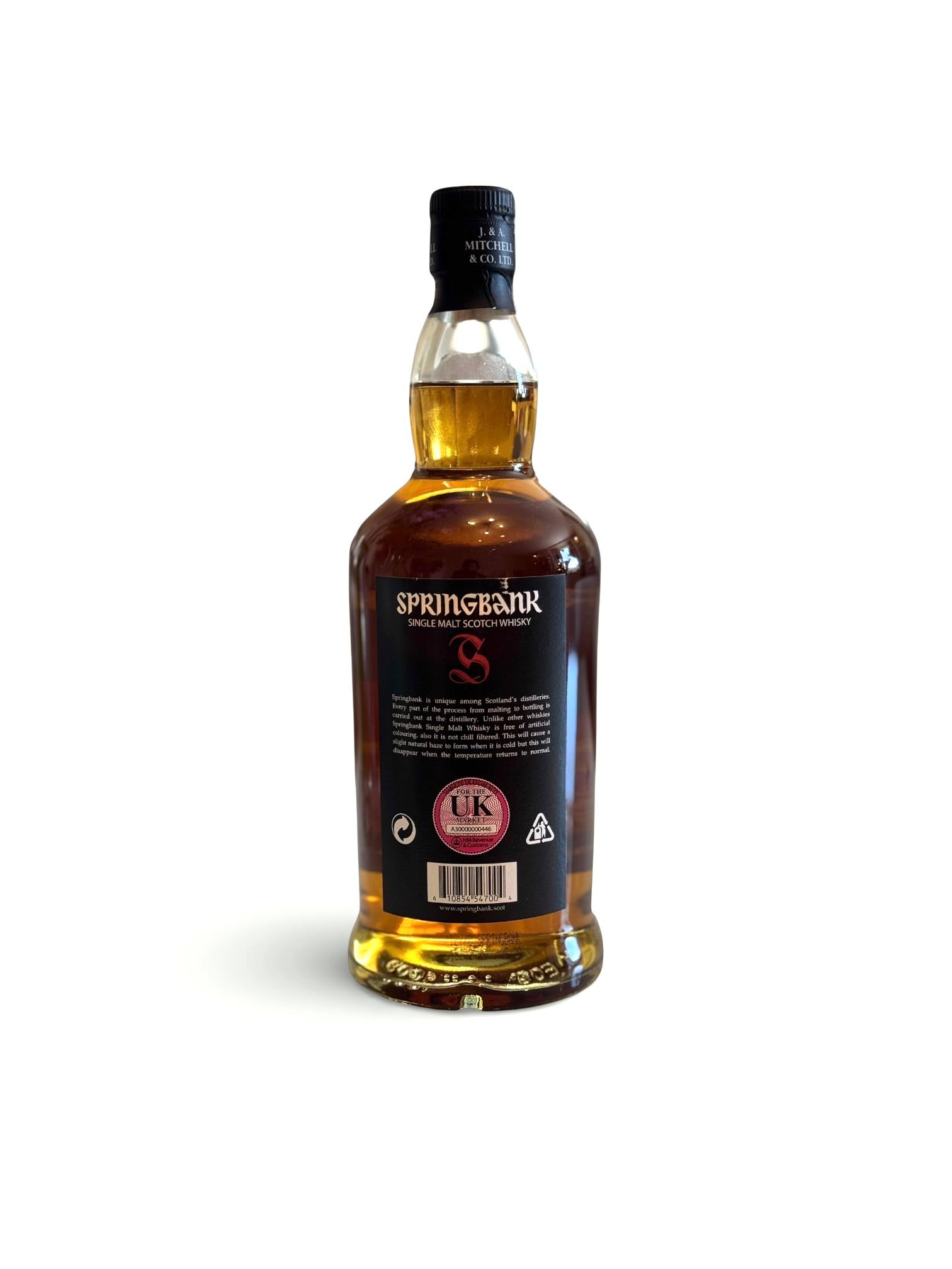 Springbank 12 Year Old Cask Strength Batch 27 - 70cl - 55.9% ABV