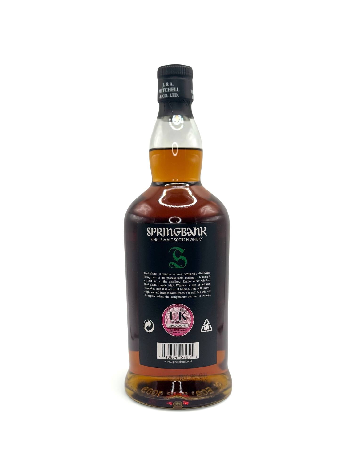 Springbank 15 Years Old - 70cl - 46%