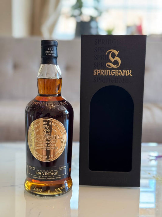 Springbank Vintage 1998 Campbeltown Whisky - 70cl - 48.3% ABV